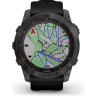 Часы GARMIN FENIX 7 Sapphire карбон серый с силиконовым ремешком 010-02541-11G